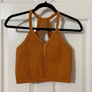 FP Movement Free Throw Crop Henley Tank Top XL